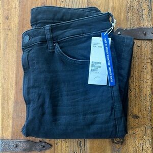 Men NEW H & M black stretch skinny jeans 32”W X 32”L